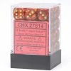 Other Chessex 12mm Scarab Scarlet/Gold 36ct D6 Set (27814) Dice