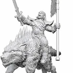 Other Pathfinder Deep Cuts Unpainted Miniatures: Orc On Dire Wolf