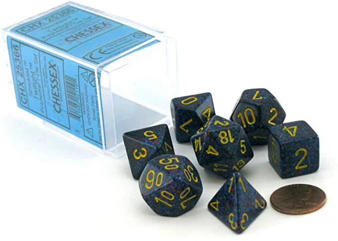 Other Chessex Speckled Twilight 7ct Polyhedral Set (25366)