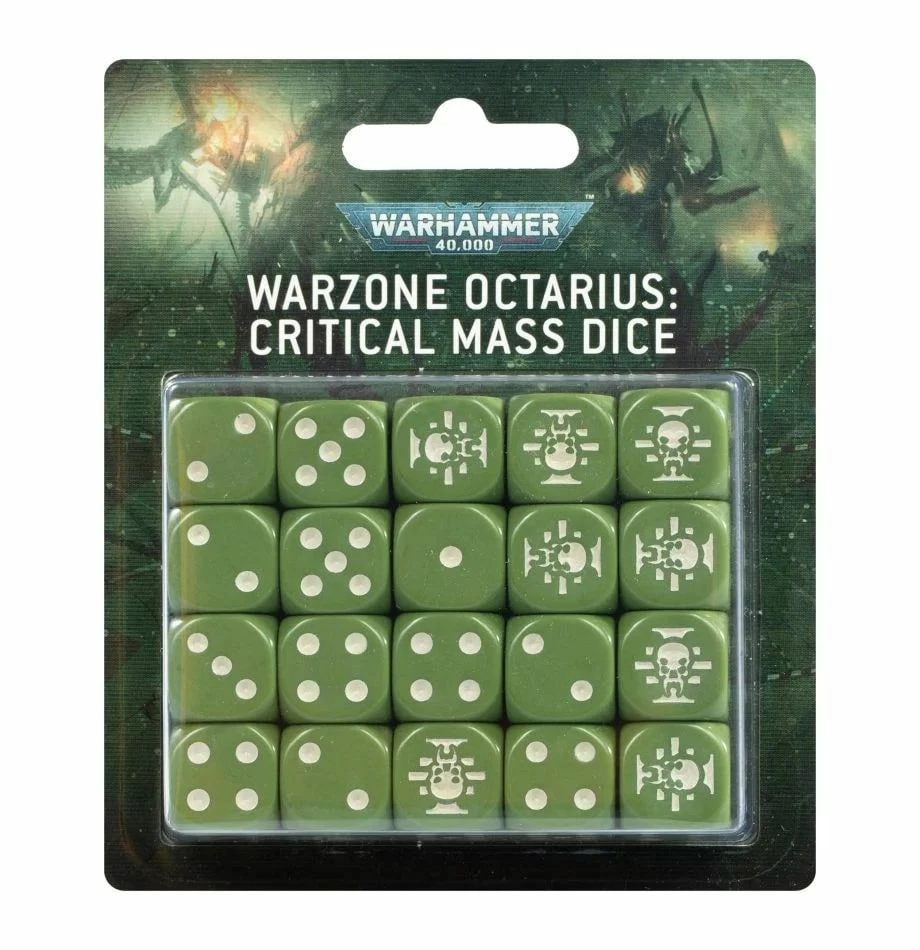 Common Ground Games Warhammer 40,000 Warzone Octarius Critical Mass Dice Miniatures