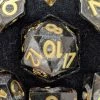 Common Ground Games Metallic Dice Games Elixir Dice Single Liquid Core D20 - Silver