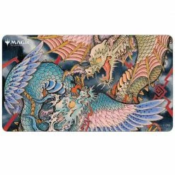 Common Ground Games Ultra Pro Playmat MtG Strixhaven: Mystical Archive Japanese Alternate Art Crux Of Fate (18887) Magic The Gathering