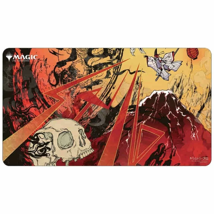 Common Ground Games Magic The Gathering Ultra Pro Playmat MtG Strixhaven: Mystical Archive Japanese Alternate Art Lightning Bolt (18897)