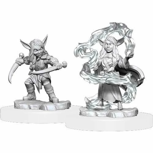 Common Ground Games Critical Role Unpainted Miniatures Female Goblin Sorcerer And Rogue (90388)