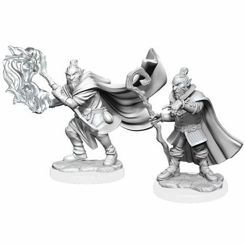 Common Ground Games Critical Role Unpainted Miniatures Male Hobgoblin Wizard & Druid (90389)