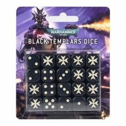 Common Ground Games Warhammer 40,000 Black Templars Dice Set
