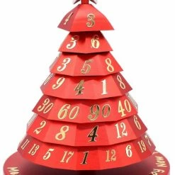 Common Ground Games Christmas Tree Dice Candy Apple Red With Green Font