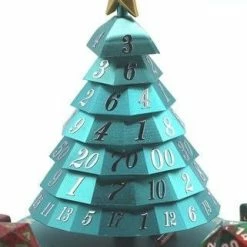 Common Ground Games Christmas Tree Dice Forest Green/Cyan With Silver & Gold Font