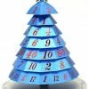 Common Ground Games Christmas Tree Dice Blue With Red Font