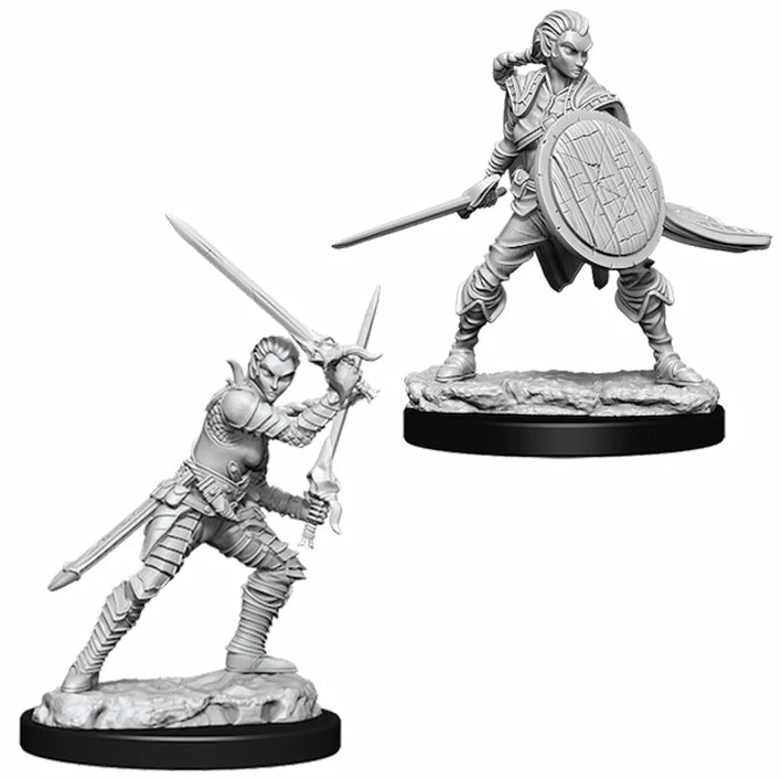 Other Pathfinder Deep Cuts Unpainted Miniatures: Female Elf Fighter