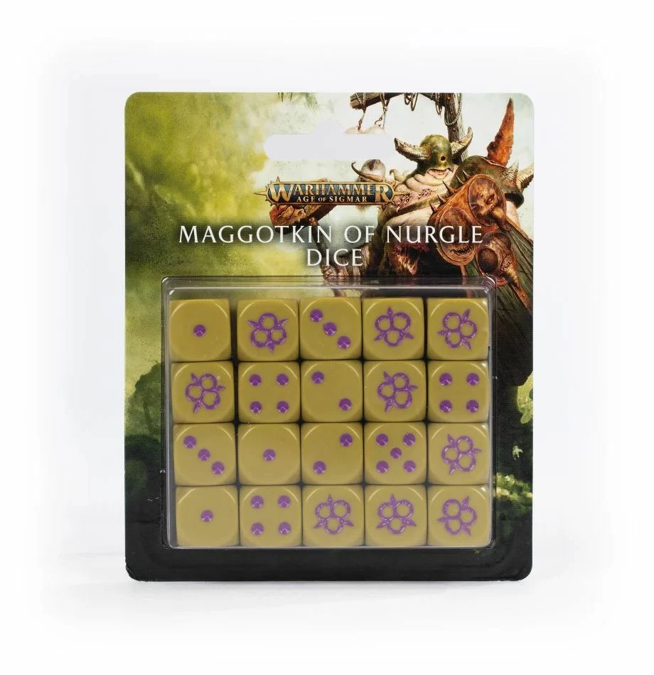 Common Ground Games Warhammer Age Of Sigmar: Maggotkin Of Nurgle Dice