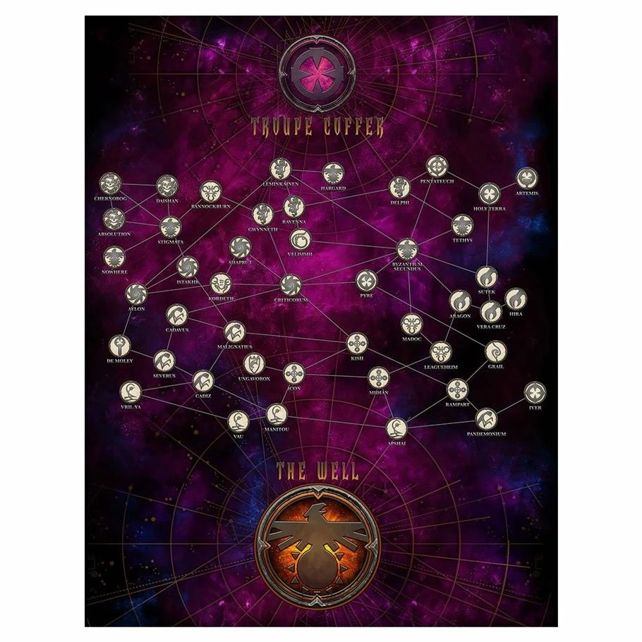 Common Ground Games Fading Suns: Jumpweb Map Role Playing Games