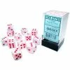 Common Ground Games Chessex 16mm D6 Set Festive Pop Art/Red (27739)