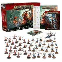 Common Ground Games Age Of Sigmar Fury Of The Deep Box Set Miniatures