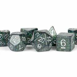 Common Ground Games Metallic Dice Games 7ct Polyhedral Dice Set - Astro Mica