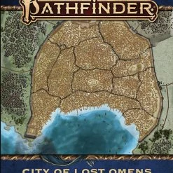Common Ground Games Pathfinder RPG 2e City Of Lost Omens Poster Map Folio