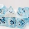 Common Ground Games Foam Brain 7ct Polyhedral Dice Set Frozen Penguin