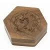 Common Ground Games Foam Brain Dragon Walnut Hex Dice Box
