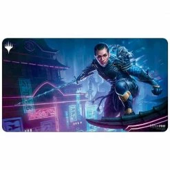 Common Ground Games Magic The Gathering Ultra Pro Playmat MtG Kamigawa: Neon Dynasty Kaito Shizuki (19272)