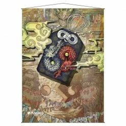 Common Ground Games Magic The Gathering Ultra Pro Wall Scroll MtG Strixhaven: Mystical Archive Japanese Alternate Art Chaos Warp (18964)