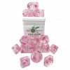 Common Ground Games Role4Initiative 15ct Polyhedral Dice Set Diffusion Cherry Blossom