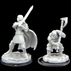 Common Ground Games Critical Role Unpainted Miniatures Westruun Militia Swordsman & Kraghammer Axeman (90471)