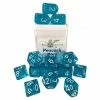 Common Ground Games Role 4 Initiative 15ct Peacock Blue Polyhedral Dice Set