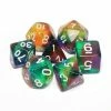 Common Ground Games Foam Brain Games 7ct Polyhedral Dice Set Colorful Wind
