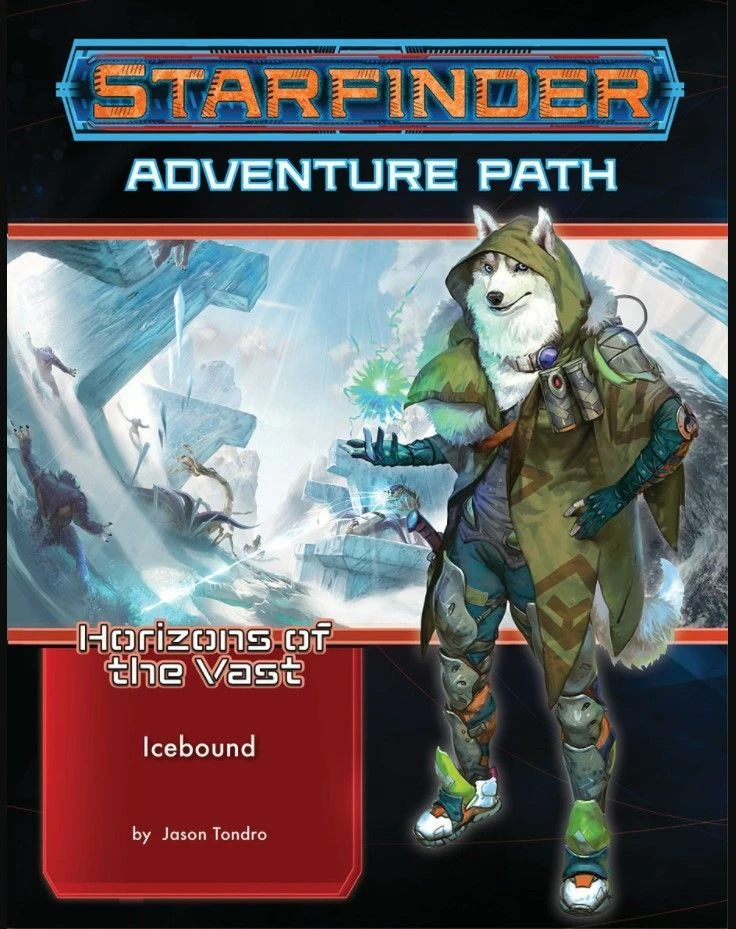 Common Ground Games Starfinder RPG Adventure Path Horizons Of The Vast 4: Icebound Role Playing Games