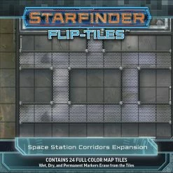 Common Ground Games Starfinder Flip-Tiles Space Station Corridors Expansion Role Playing Games