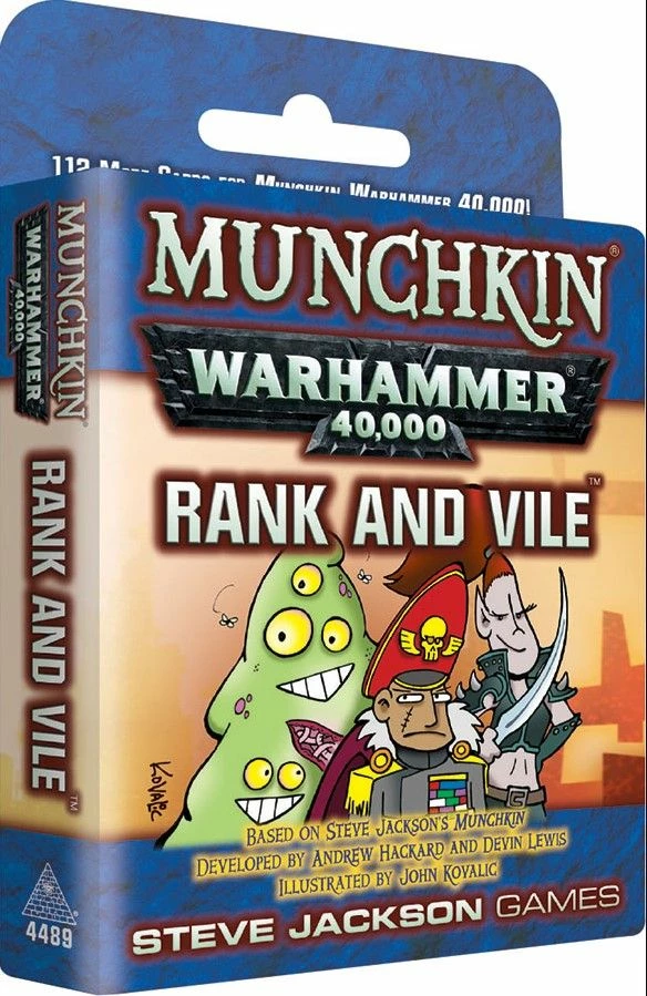Common Ground Games Warhammer Munchkin W40K Rank And Vile Expansion