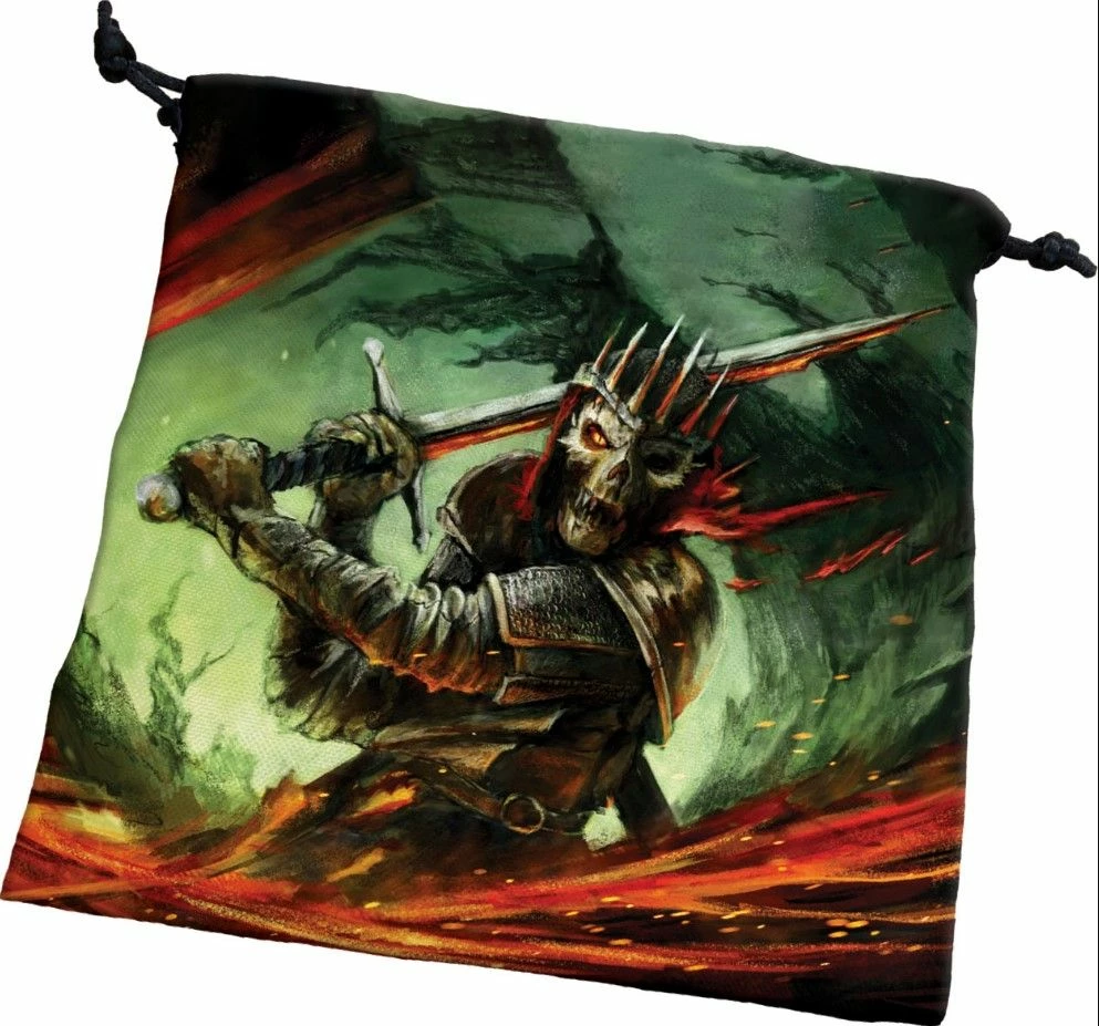 Common Ground Games Deluxe Dice Bag Skeletal Warrior