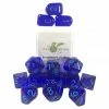 Common Ground Games Dice 15-Set Translucent Dark Blue/Light Blue