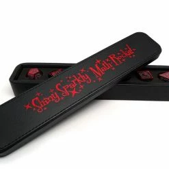 Common Ground Games Dice Coffer Shiny Rocks Red