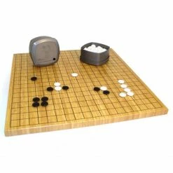 Common Ground Games Board Games Go: Reversible Bamboo W/ Stones