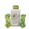 Common Ground Games Role4Initiative 7ct Polyhedral Dice Set W/ Arch'd D4 - Monastic Discipline