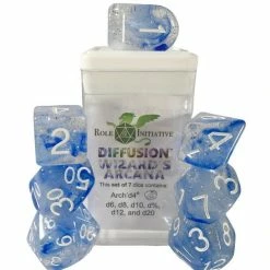 Common Ground Games Role4Initiative 7ct Polyhedral Dice Set W/ Arch'd D4 - Wizard's Arcana