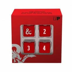 Common Ground Games 18397 Heavy Metal Dice 4D6 Red