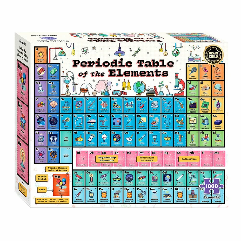 Common Ground Games Puzzle 1000pc Periodic Table