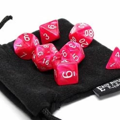 Other Easy Roller Rose Marble 7ct Polyhedral Set With Bag