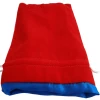 Other Metallic Dice Games Large Red/Blue Velvet Dice Bag