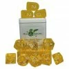 Common Ground Games Role 4 Initiative Dice 15-Set Translucent Yellow