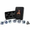 Common Ground Games Dice 7ct Azure Enchantment Metal Dic