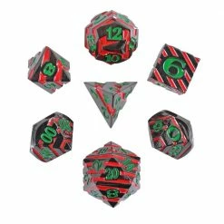 Common Ground Games 7ct Orcish Forged Metal Dice