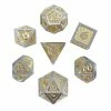 Common Ground Games 7ct Golden Drake Metal Dice