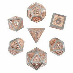 Common Ground Games 7ct Copper Drake Metal Dice