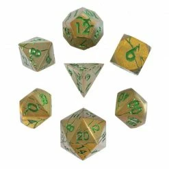 Common Ground Games 7ct Looters Gold Metal Dice