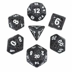 Common Ground Games 7ct Venomous Web Metal Dice