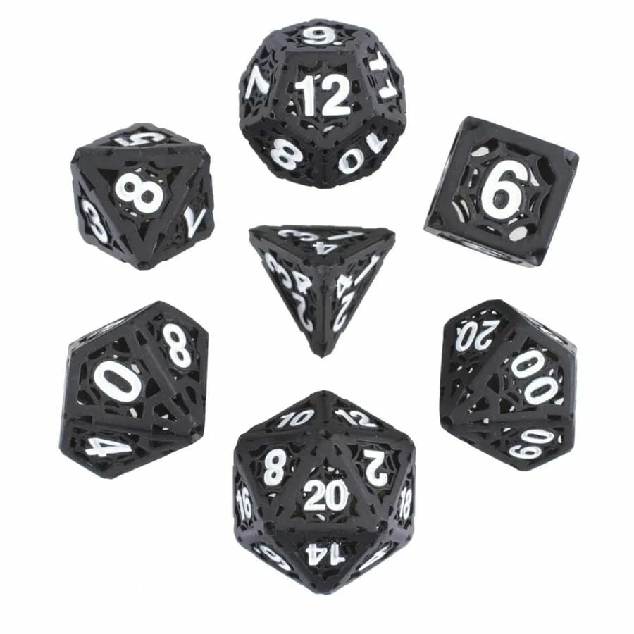Common Ground Games 7ct Venomous Web Metal Dice