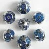 Common Ground Games 7ct Cyborg Blue Metal Dice